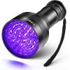 imageLepro 51 LEDs UV Light Handheld Blacklight UV Flashlight Black Light 395nm Detector for Pet Urine Stains Bed Bug and Scorpions Battery Not Included