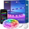 imageLepro S1 AI LED Strip Lights for Bedroom  164ft Smart RGB Light Strips with IC and Rainbow Chasing Effects Color Segment DIY AI Generated Lighting No Remote 24G WiFi ampamp Bluetooth656FT