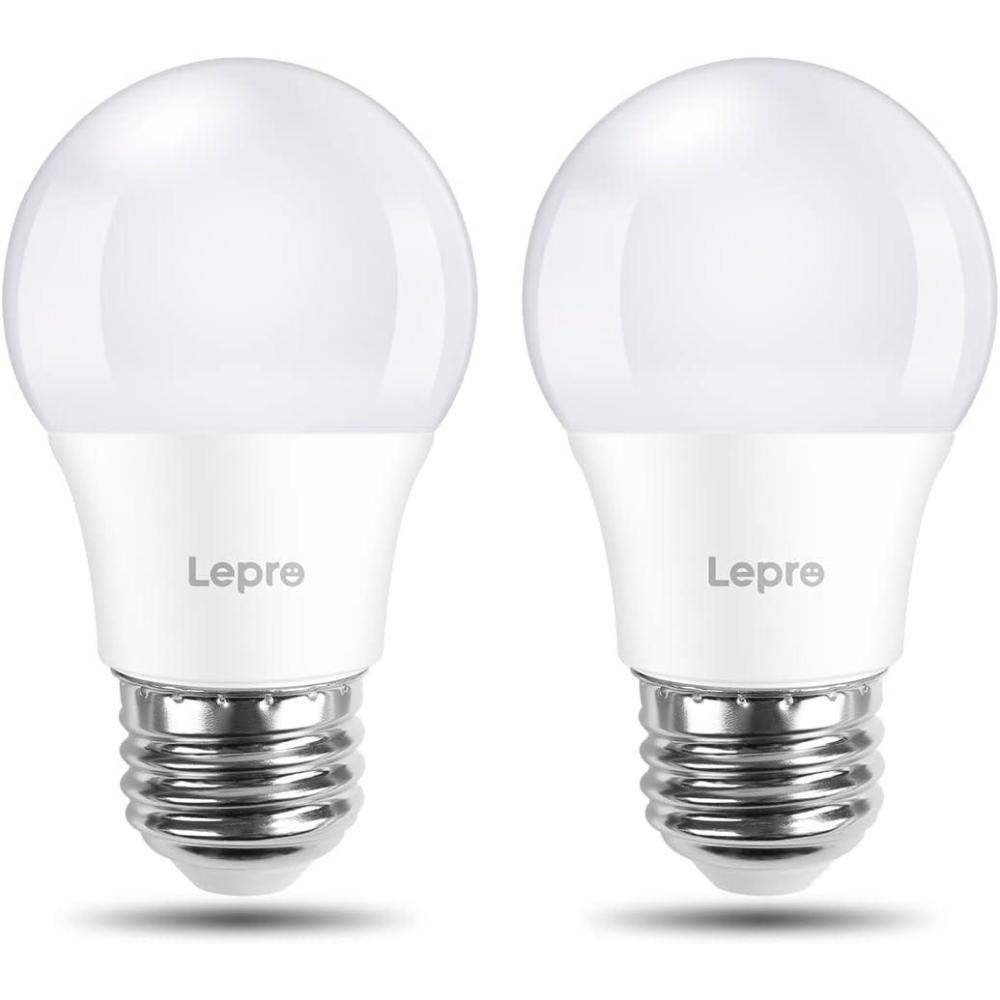 imageLepro LED Refrigerator Light Bulb  40W Equivalent Waterproof Appliance Bulb Replacement for Frigidaire 5000K Daylight NonDimmable Freezer Bulbs with 450 Lumen 120V 5W A15 E26 Medium Base 2 Pack