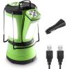 imageLE LED Camping Lantern Rechargeable 600LM Detachable Flashlight Camping Essentials Perfect Lantern Flashlight for Hurricane Emergency Hiking Fishing and More USB Cable and Car Charger Included