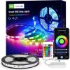 imageLE Smart LED Strip Lights Music Sync Color Changing LED Tape Light 16 Million Colors LED Lights for Bedroom Home Kitchen TV Party and Festivals164 ft