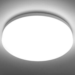 Lepro 8.7 inch 15 watt Flush Mount LED Ceiling Light Fixture for Bathroom Waterproof Soft Warm White 3000 Kelvin 1250 Lumen 120 watt Equivalent Ceiling Lamp for Kitchen, Laundry, Bedroom, Hallway(Daylight White)