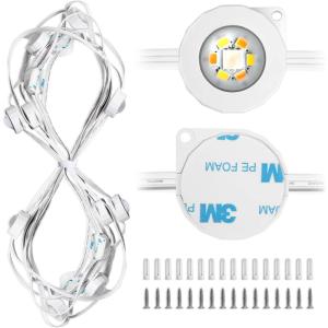 Lepro Permanent Lights Accessories Only – 25 ft Permanent Outdoor Lights Single Strand Without Adapter and in-line Controller