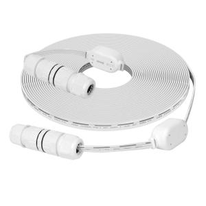 Lepro Permanent Lights Accessories Only – Splice Kit with 20ft Extension Cable and 2 Built in Data Booster/Signal Amplifier, Compatible with Any 3-pin Permanent Outdoor Lights