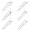 image:imageLepro 4ft Linkable LED Shop Lights 42W 4200lm Garage Ceiling Light Fixture 4000K Neutral White 250W Equivalent Surface Flush Mount or Hanging Workshop Bench Light with Plug and Pull Chain 6 Packs