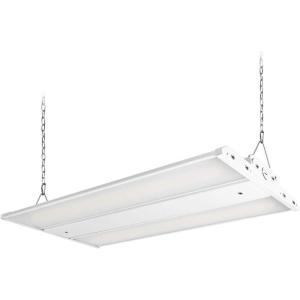 LE 2ft Liner High Bay LED Shop Light 220W, 30,000lm, 5000K Daylight, 800W HPS Equivalent, 1-10V Dimmable Commercial Warehouse LED Lighting, 120-277V, 110° Beam, Industrial Ceiling Light Fixture
