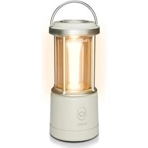 Lepro 1100LM Battery Powered LED Camping Lantern, Waterproof Tent Light with 5 Light Modes, Camping Essentials, Portable Lantern Flashlight for Camping, Emergency Light, Power Outage, Not Rechargeable(White)
