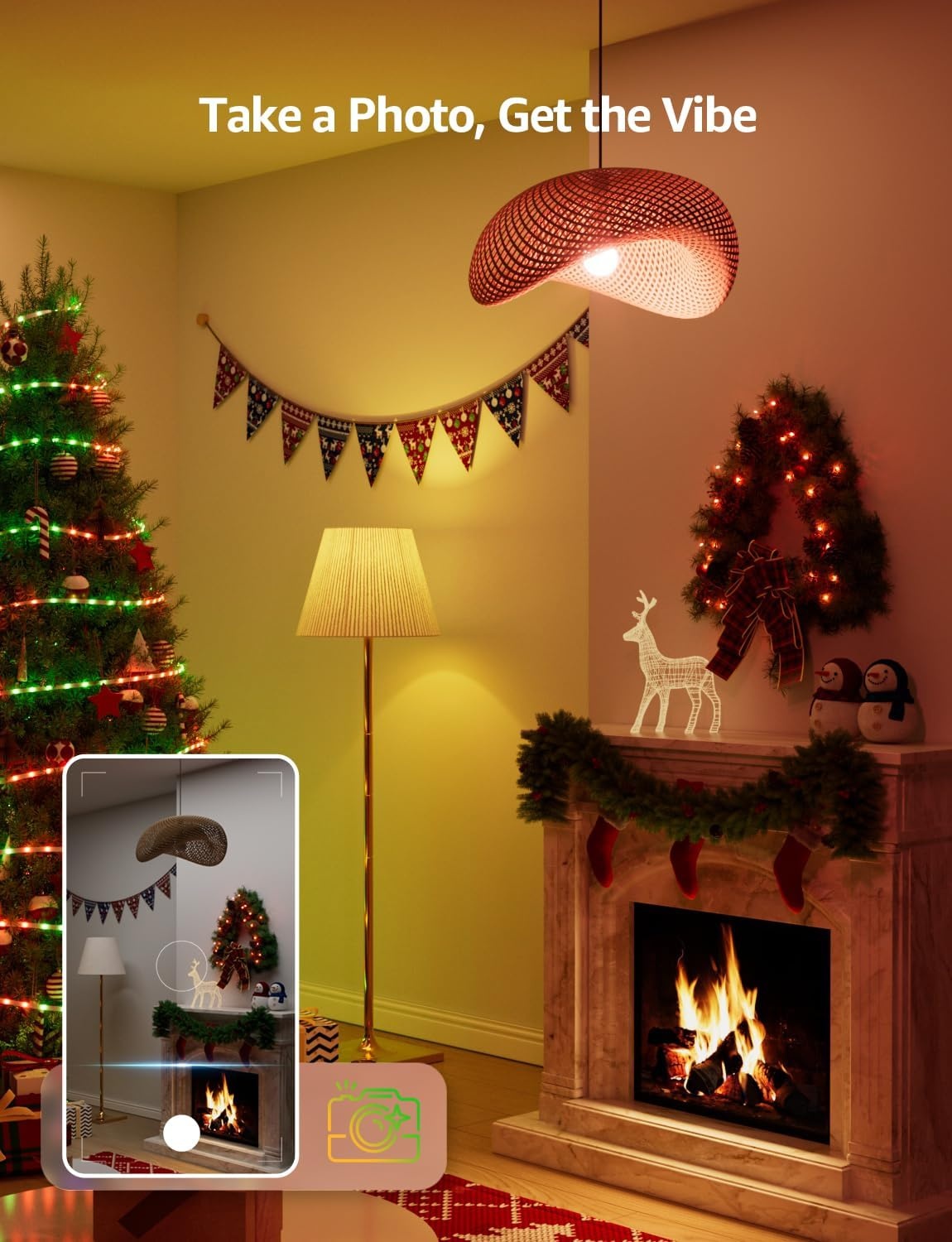 image:imageLepro B1 AI Smart Light Bulbs WiFi amp Bluetooth RGBWW Color Changing LED Bulb Works with Alexa amp Google Assistant Personalized Al Lighting Designer AI Voice Control Music Sync 24GHz Only 8 PackRgbww