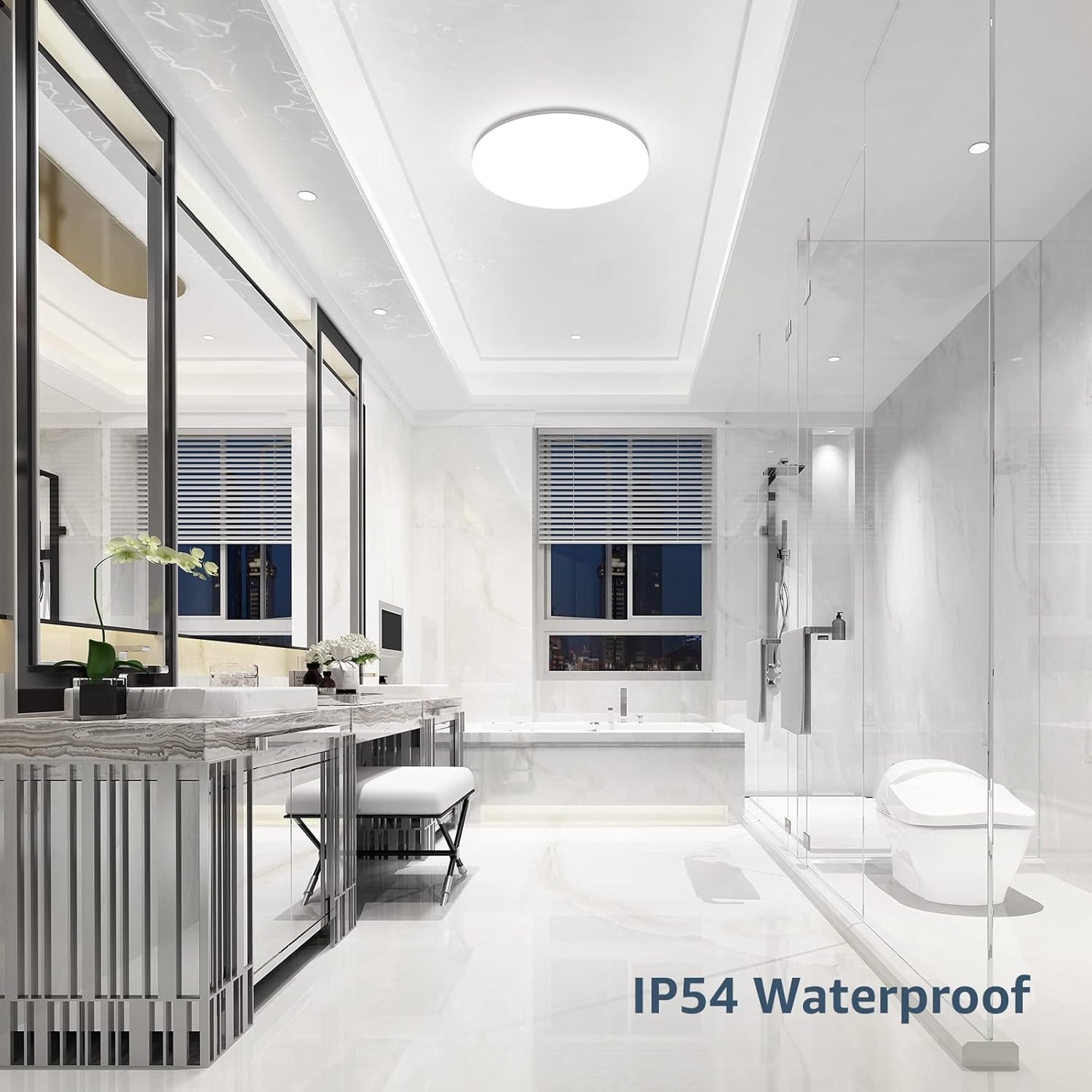 image:imageLepro Bundle R2 AI Smart LED Recessed Lighting 6 Inch with Mood Recognition Music Sync Group Control 12W 1050 Lumen4Pack 11 inch 24 watt Flush Mount LED Ceiling Light 2400 Lumen