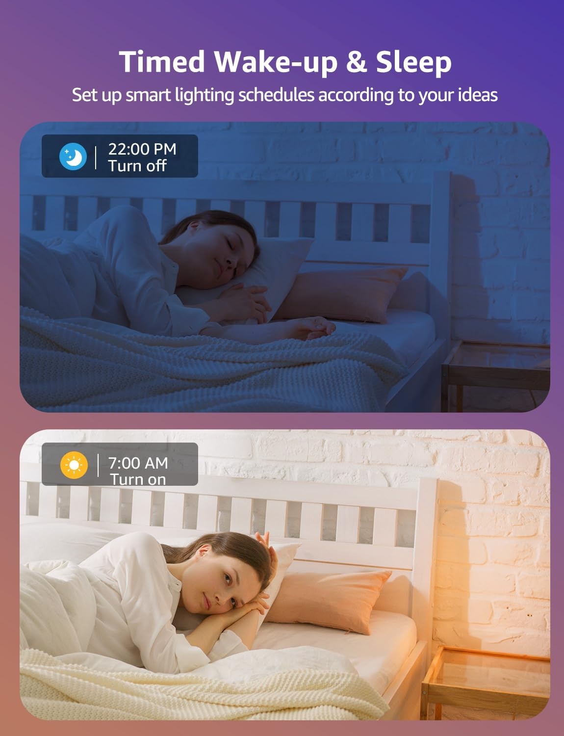 image:imageLepro R2 AI Generated LightingSmart LED Recessed Lighting 6 Inch with Mood Recognition RGBCW Downlights Connect Via App Work with Alexa amp Google Assistant Music Sync Group Control 12W 6Pack