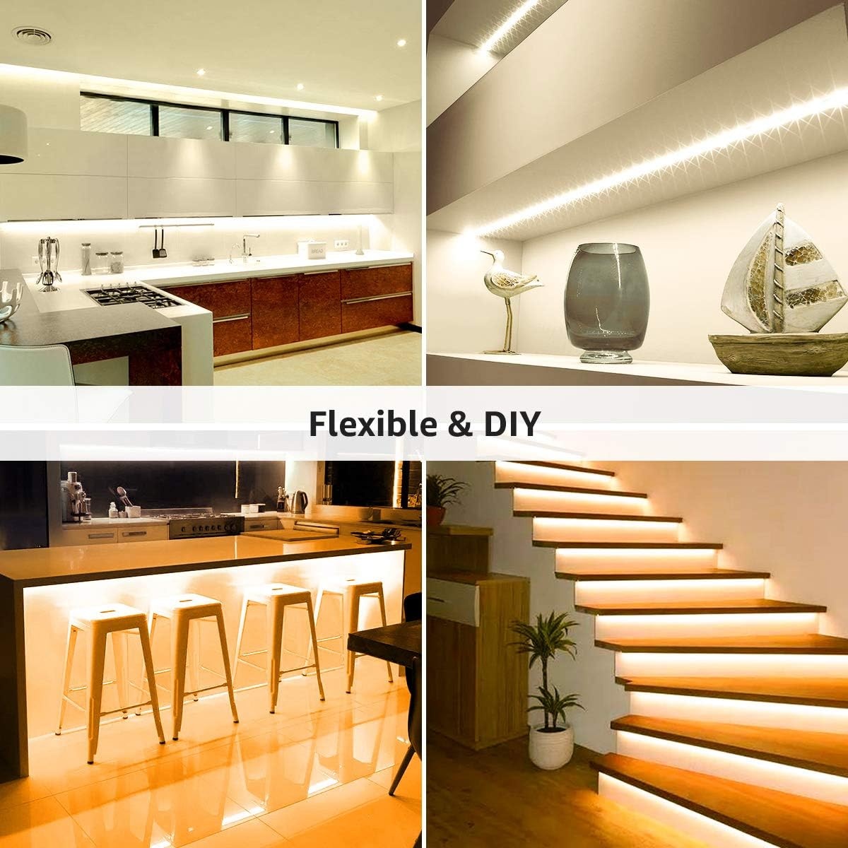 image:imageLepro Bundle LED Strip Light 3000K6000K Tunable White 164ft Dimmable Bright LED Tape Lights amp S1 AI Smart LED Strip Lights 164ft MagicColor Light Strips with IC Insert