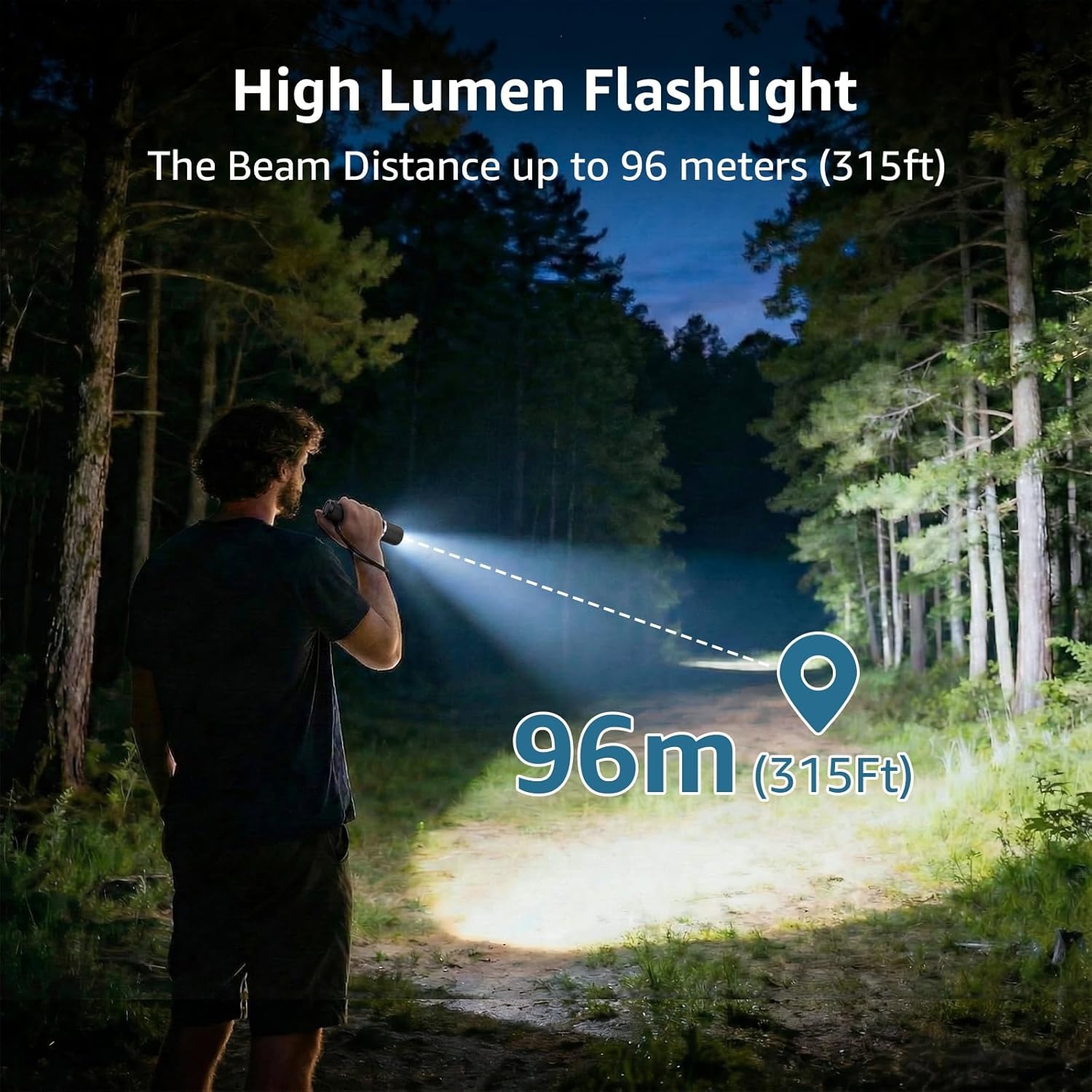 image:imageLepro LED Mini Flashlight High Lumens with Clip Waterproof Energy Saving Portable for Outdoor Emergency AA Batteries Included Tactical amp Camping Accessories1