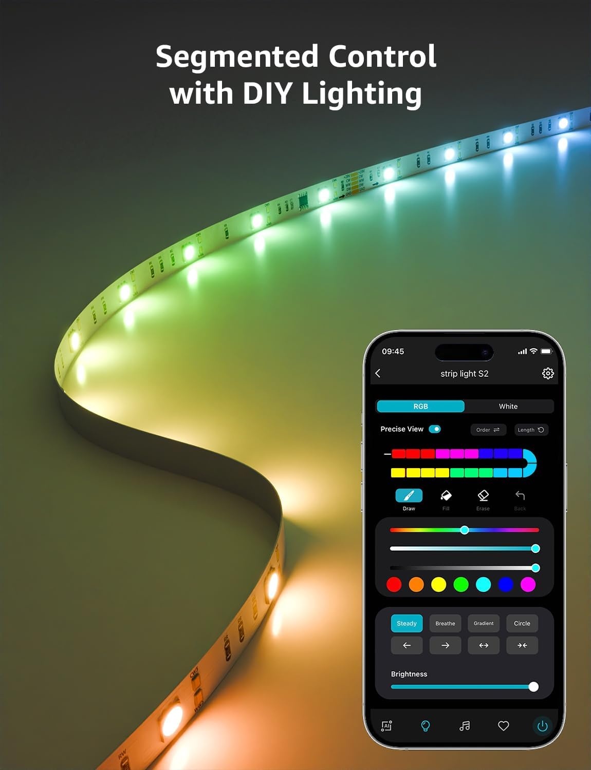 image:imageLepro Bundle 2 Items 984ft N1 AI Smart RGB Rope Lights amp S2 328ft AI Smart LED Strip Light