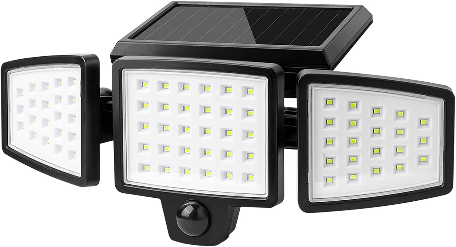 image:imageLepro Bundle Solar Flood Light 3 Adjustable Heads amp AI Smart Outdoor String Lights