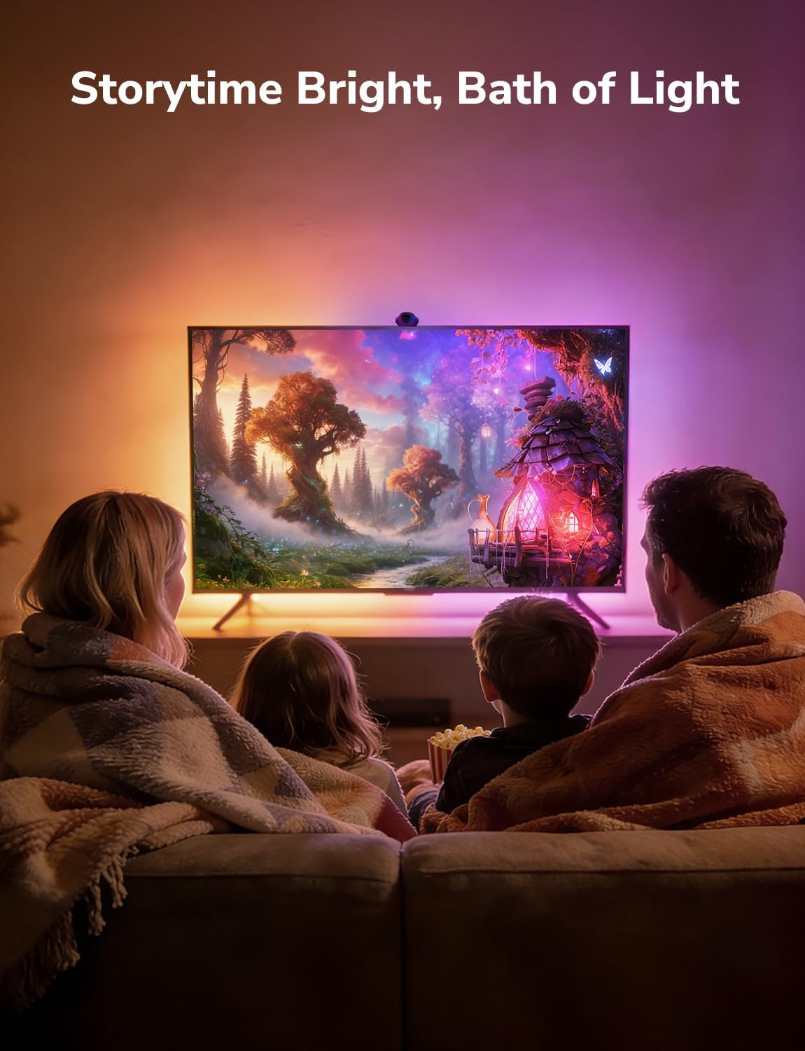 image:imageLepro Bundle 2 Items S1 164ft AI LED Strip Lights for Bedroom amp STV1 118FT TV Backlight with UltraWide Camera for Family Movie Nights